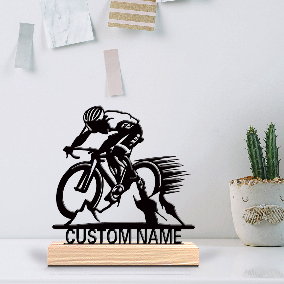 Mountain Biking Gifts - 1 peça de Estátua de Metal