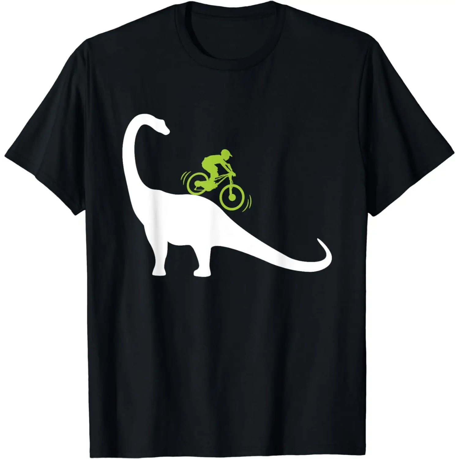 Mountain Biking Gifts - Camiseta gráfica de dinossauro para ciclismo