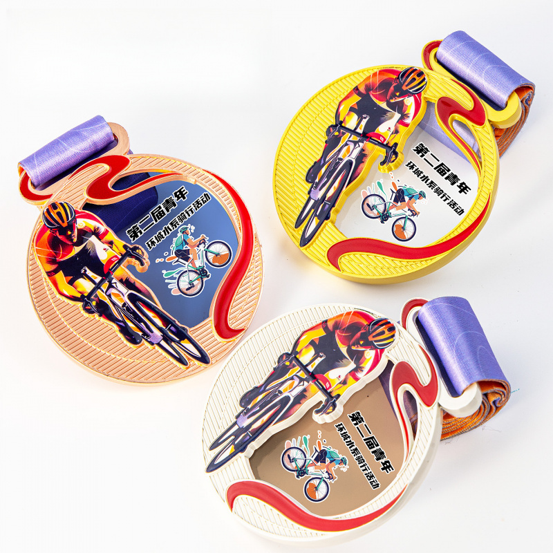 Mountain Biking Events - Medalha de metal, medalha de liga