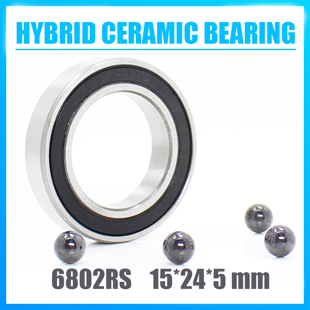 Bottom Bracket Press - Rolamento cerâmico híbrido 6802, 15x24x5mm ABEC-1,