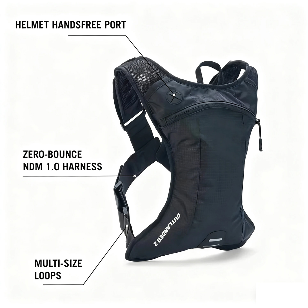 Mochila de Hidratação para Mot - Mountain Biking Hydration Pack avaliação e preço