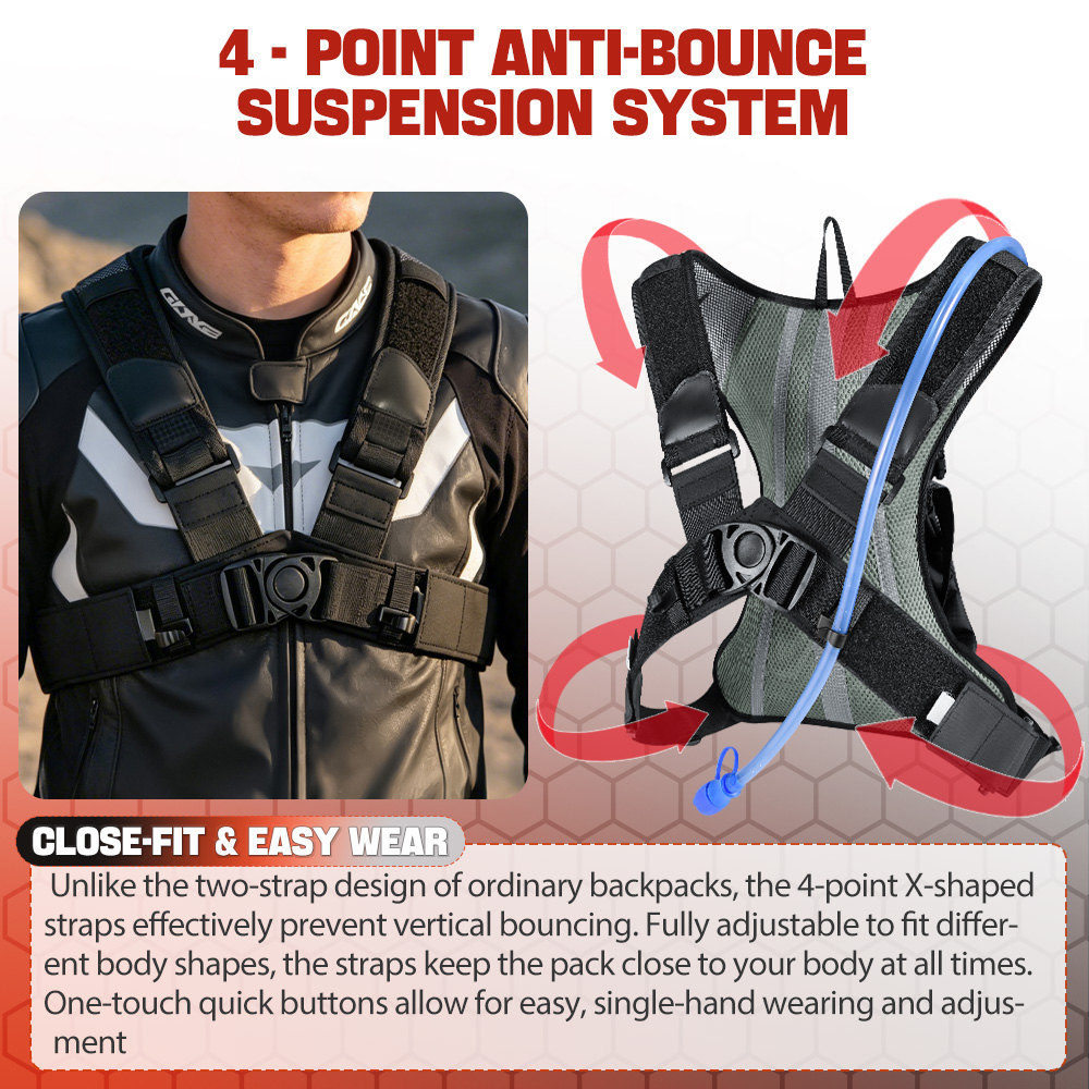 Mochila de Hidratação NEWBOLER - Mountain Biking Hydration Pack avaliação e preço