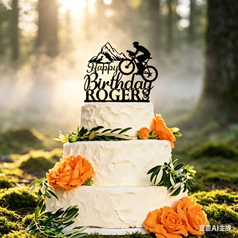 Topo de bolo personalizado par - Mountain Biking Events avaliação e preço