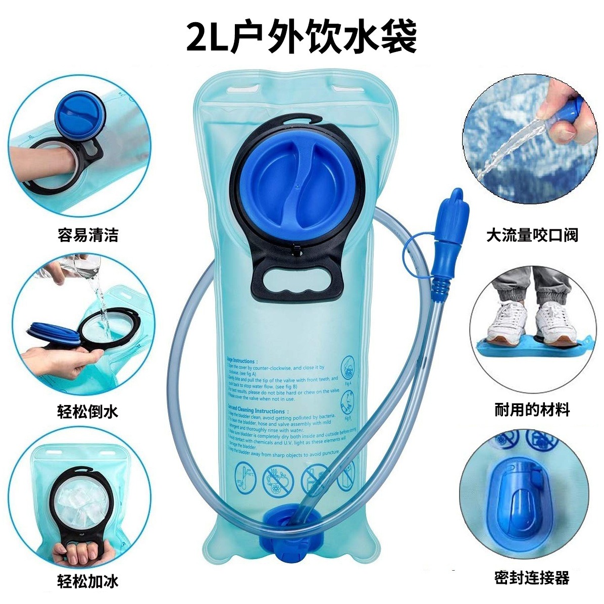Mochila unissex para ciclismo  - Mountain Biking Hydration Pack avaliação e preço