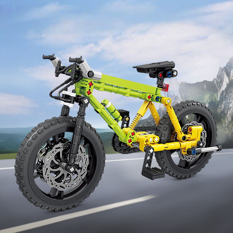 Mais de 200 Peças de Blocos de - Mountain Biking Gifts avaliação e preço