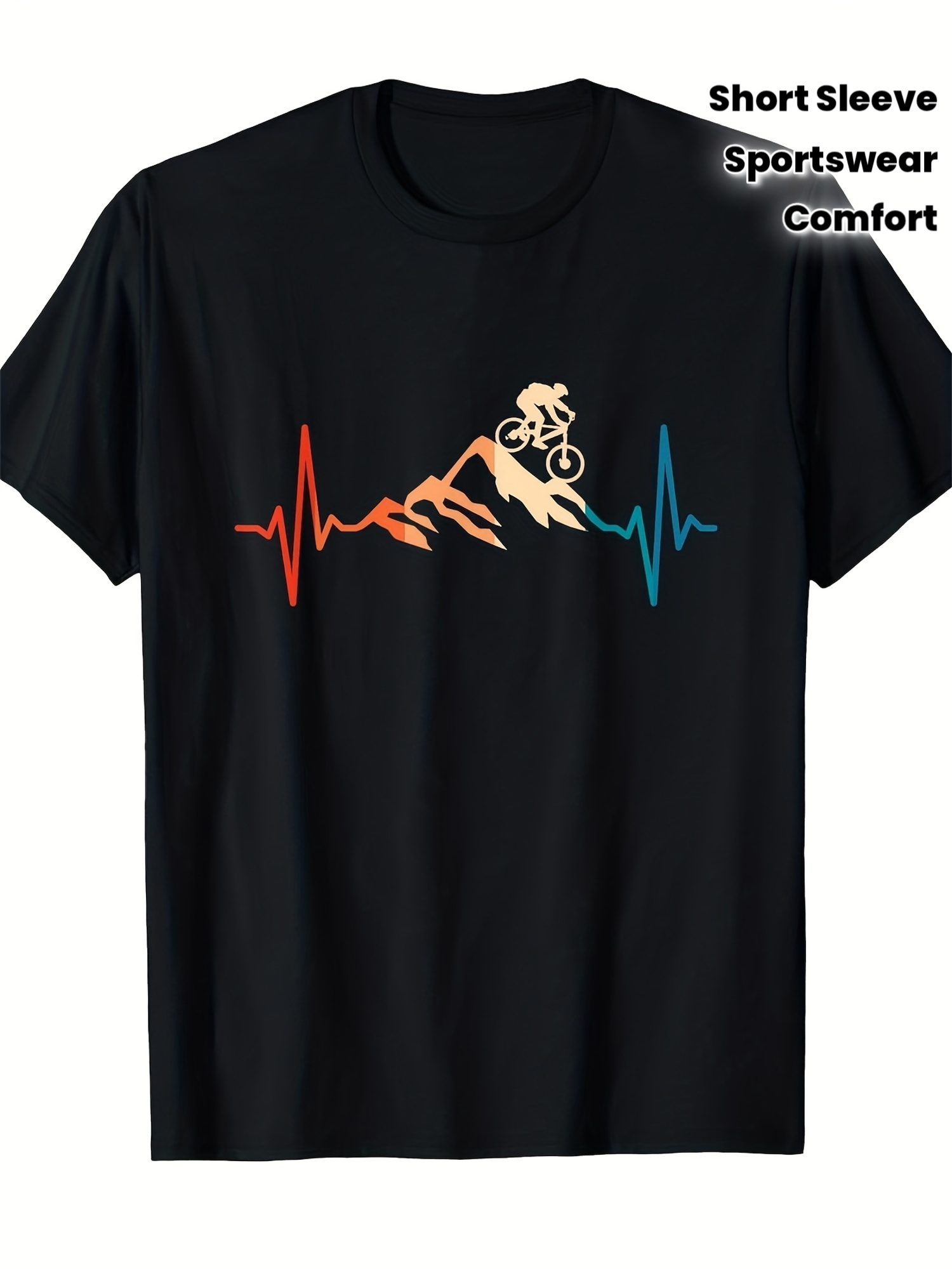 Camiseta masculina com estampa - Mountain Biking Gifts avaliação e preço